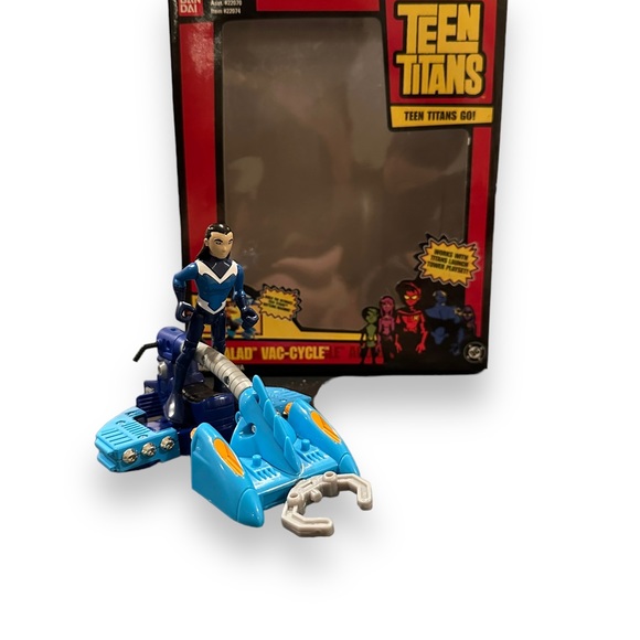 Teen Titans Aqualad Vac-Cycle Action Figure and Vehicle DC Comics 2004 Toy RARE - Picture 3 of 7